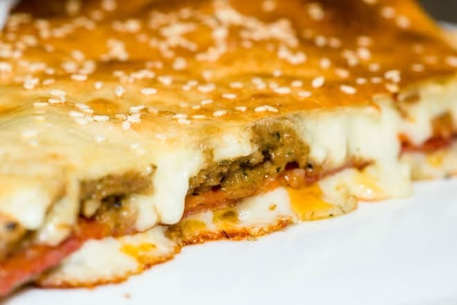 Stuffed Meat Slice.