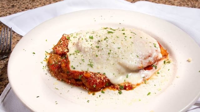 Eggplant Parmigiana Sub.